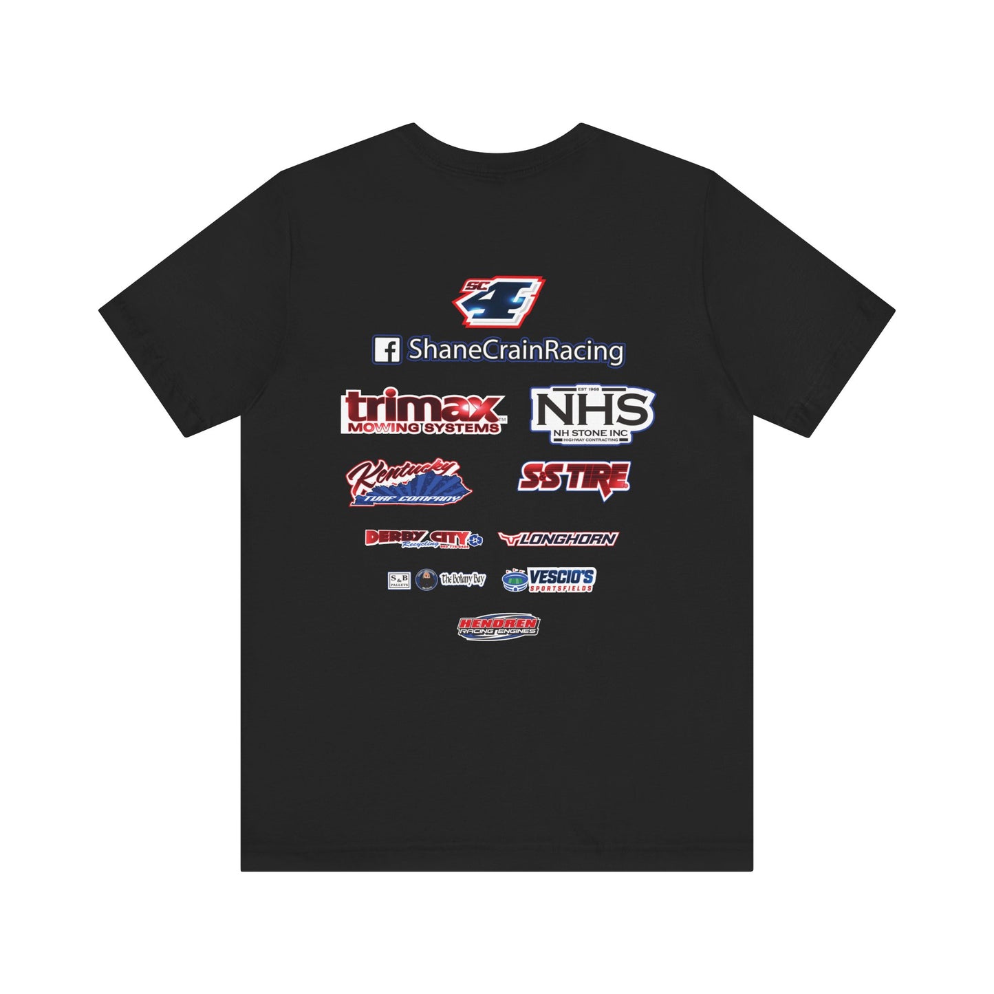 Shane Crain Racing Unisex Tee - Perfect for Race Fans, Casual Wear, Gifts for Drivers or Racing Enthusiasts