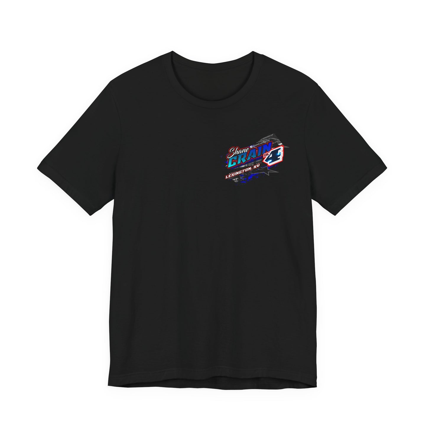 Shane Crain Racing Enthusiast Tee, Unisex Jersey Short Sleeve Shirt for Fans, Motorsport Gift, Race Day Apparel, Cool Graphic Tee, Shane Crain Design