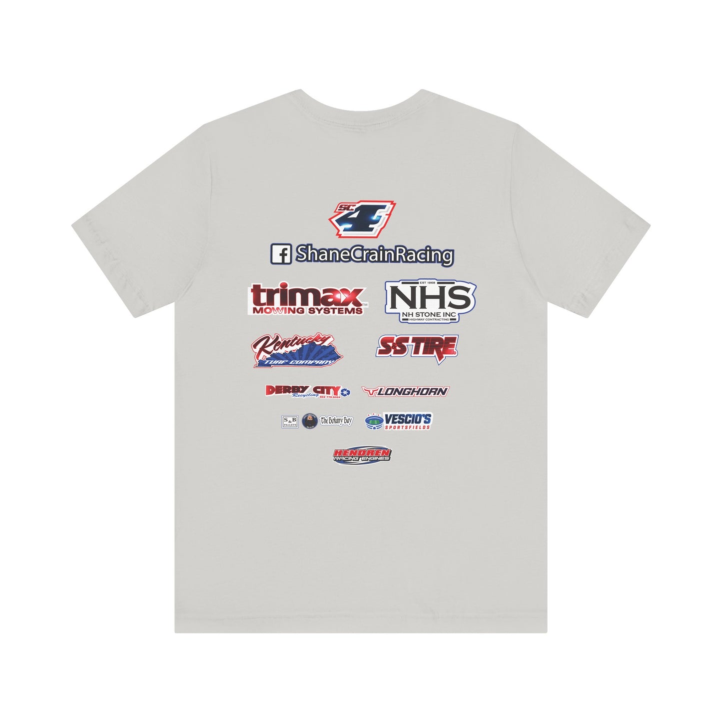 Shane Crain Racing Unisex Tee - Perfect for Race Fans, Casual Wear, Gifts for Drivers or Racing Enthusiasts