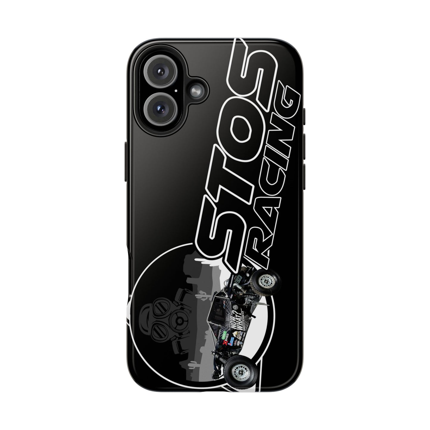 STOS Racing-Themed Tough Phone Cases, Durable Racing Phone Cover, Motorsport Accessories, Gifting for Car Enthusiasts, Sturdy Phone Protection