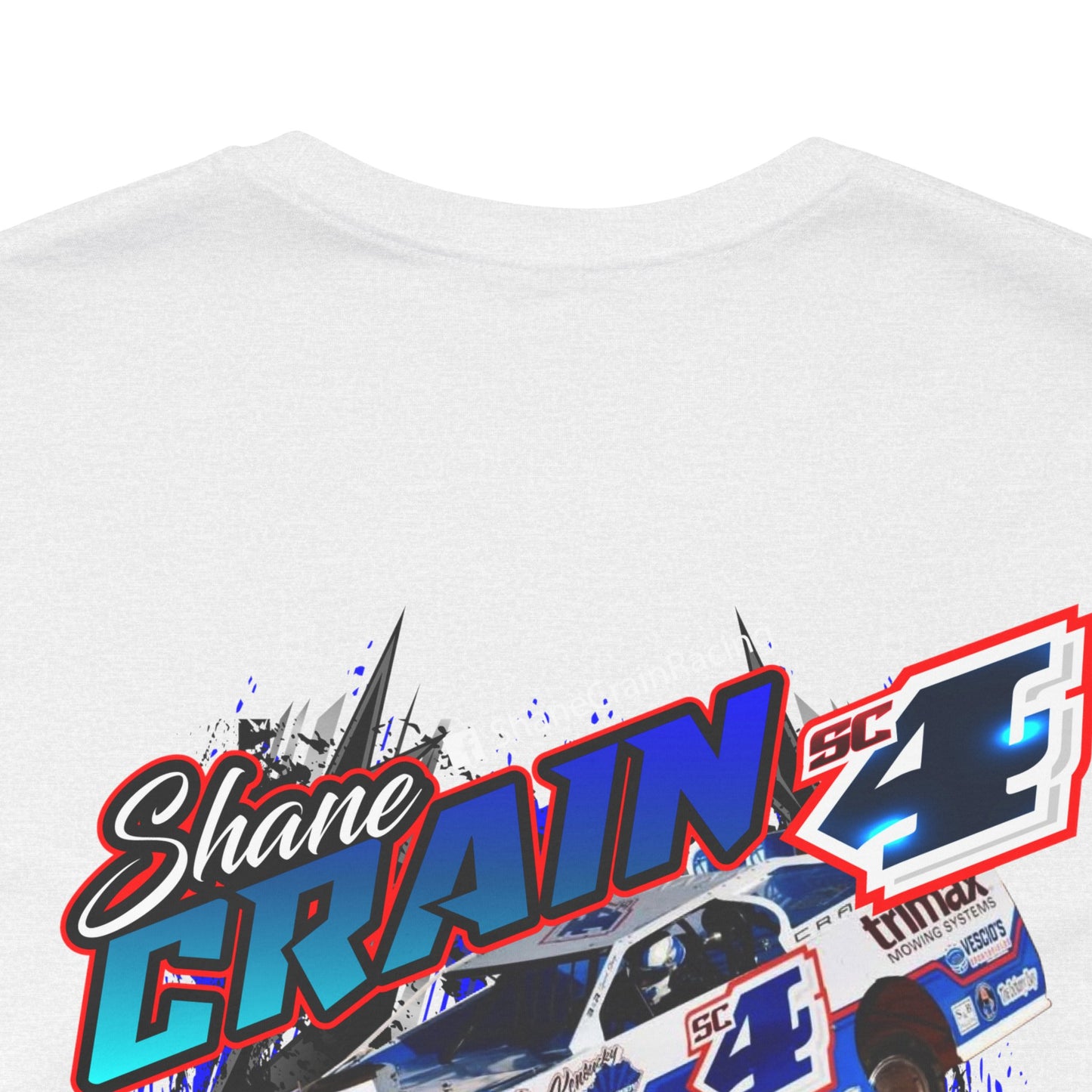 Shane Crain Racing Enthusiast Tee, Unisex Jersey Short Sleeve Shirt for Fans, Motorsport Gift, Race Day Apparel, Cool Graphic Tee, Shane Crain Design