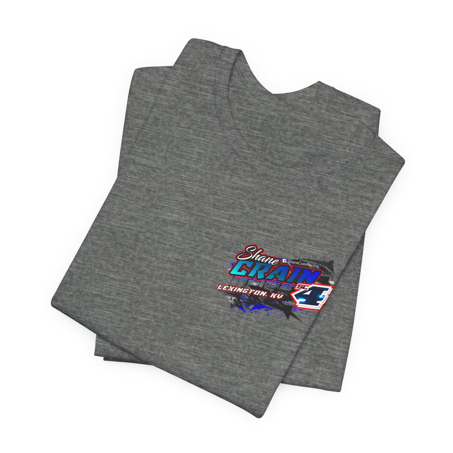 Shane Crain Racing Enthusiast Tee, Unisex Jersey Short Sleeve Shirt for Fans, Motorsport Gift, Race Day Apparel, Cool Graphic Tee, Shane Crain Design