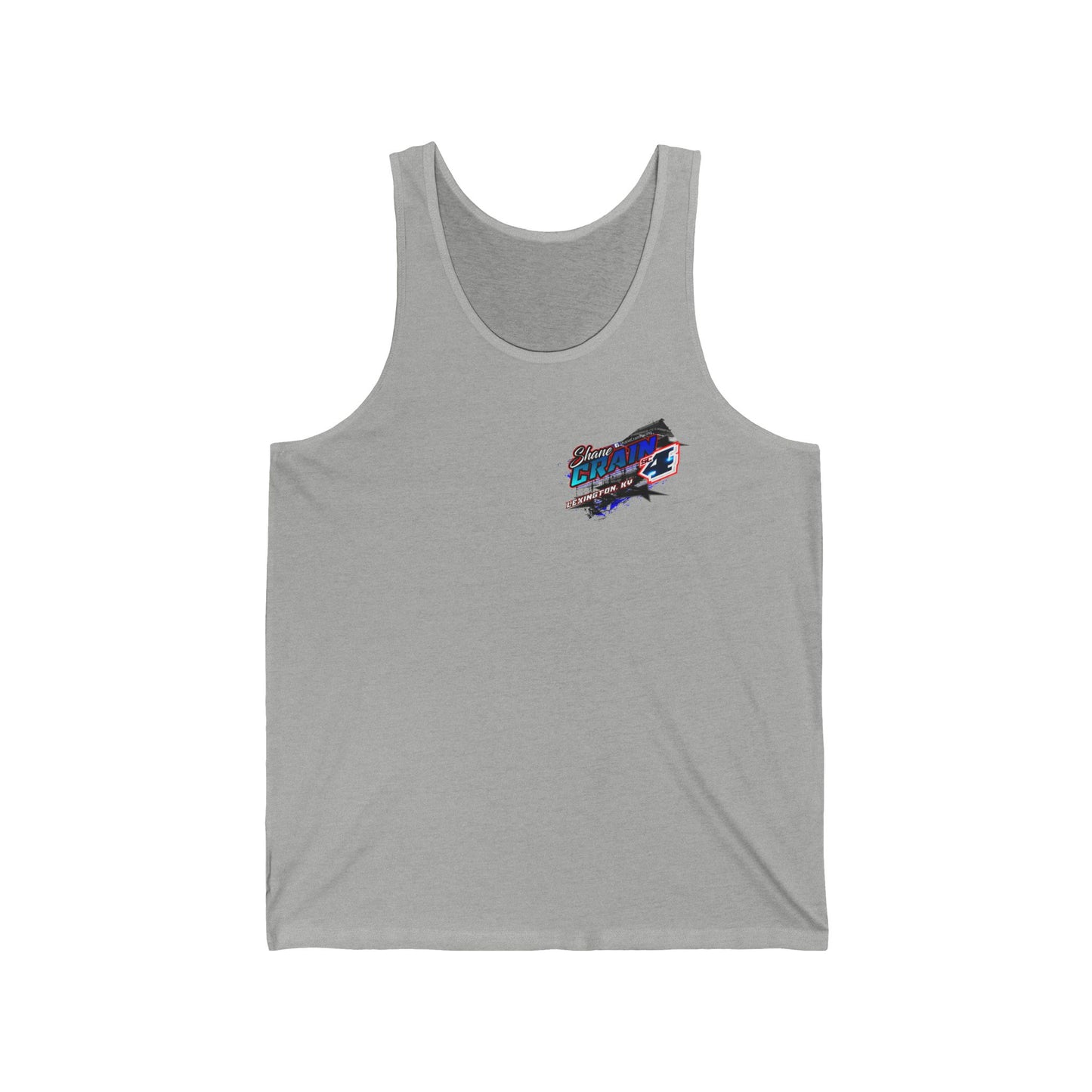 Shane Crain Tank Top with Racing Graphic, Perfect for Summer, Sports Events, Gifts for Race Fans, Casual Wear, Festival Outfit