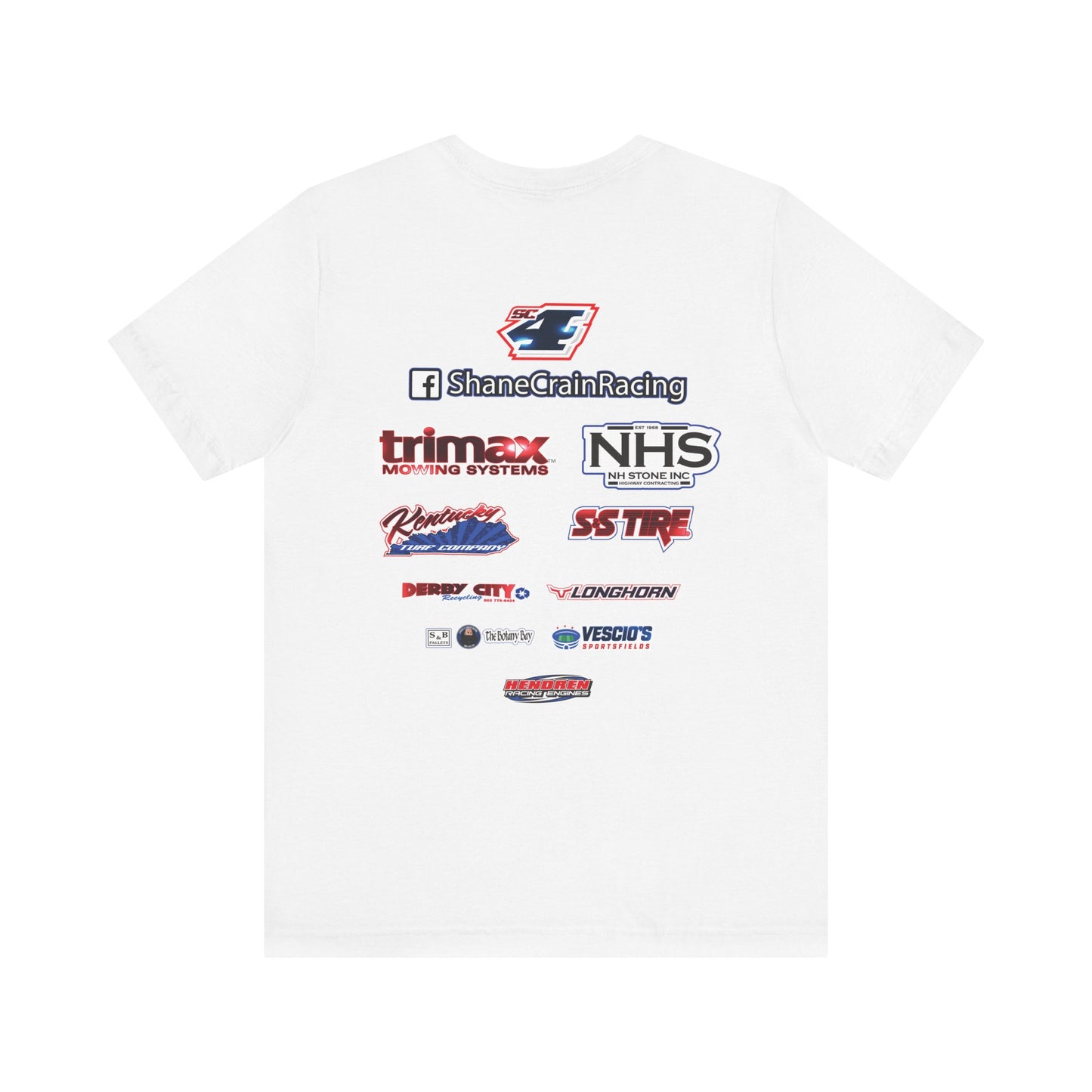 Shane Crain Racing Unisex Tee - Perfect for Race Fans, Casual Wear, Gifts for Drivers or Racing Enthusiasts