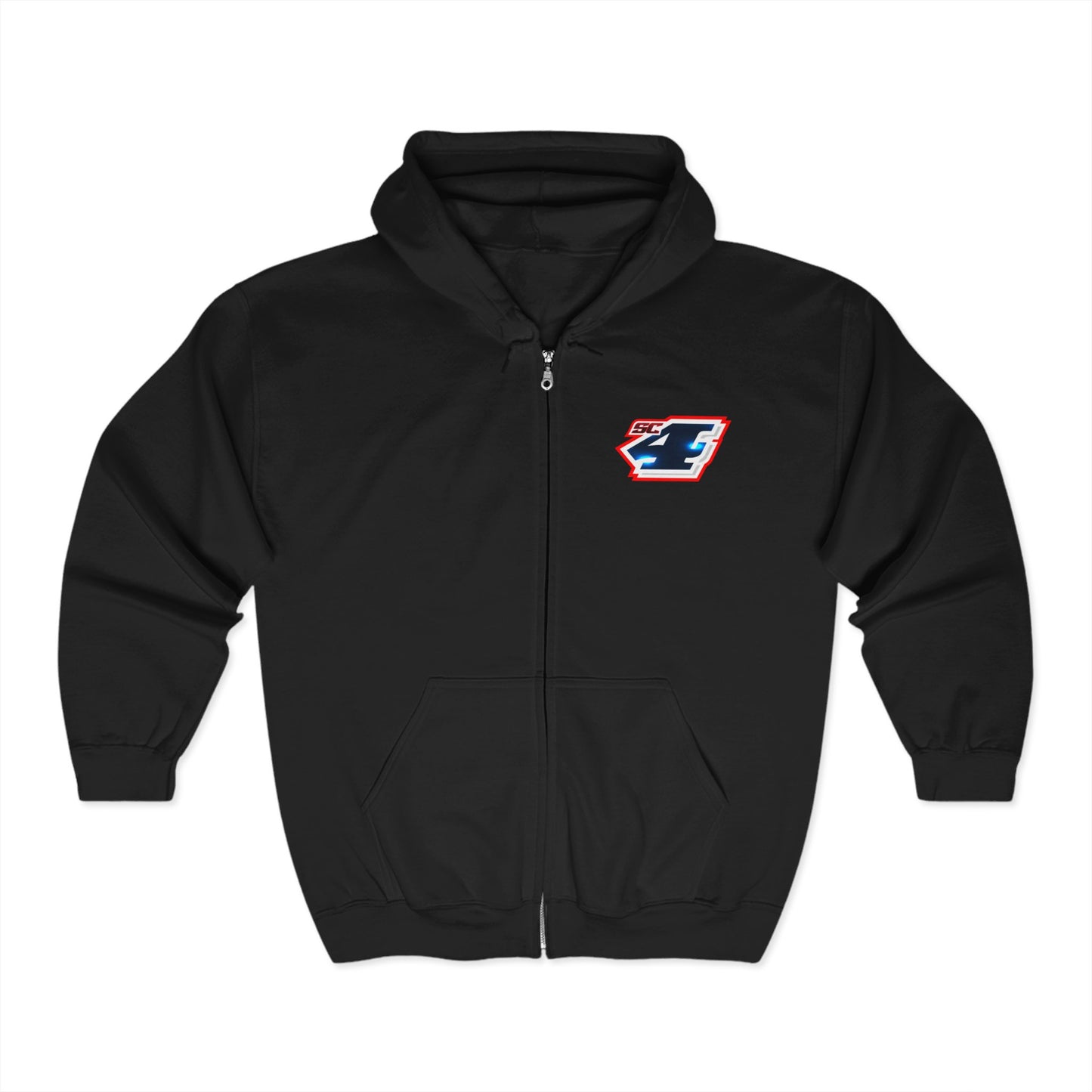 Shane Crain Zip Hoodie with Custom Designs, Perfect for Motorsports Fans, Comfortable Outerwear, Gifting for Race Day, Casual Wear