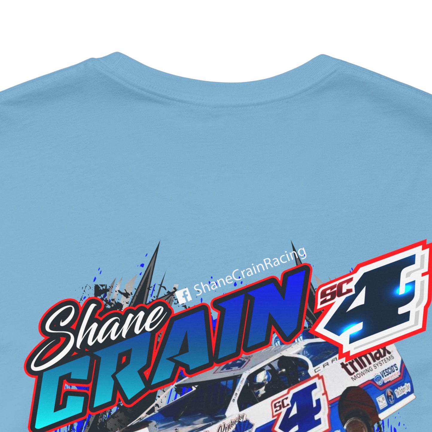 Shane Crain Racing Enthusiast Tee, Unisex Jersey Short Sleeve Shirt for Fans, Motorsport Gift, Race Day Apparel, Cool Graphic Tee, Shane Crain Design