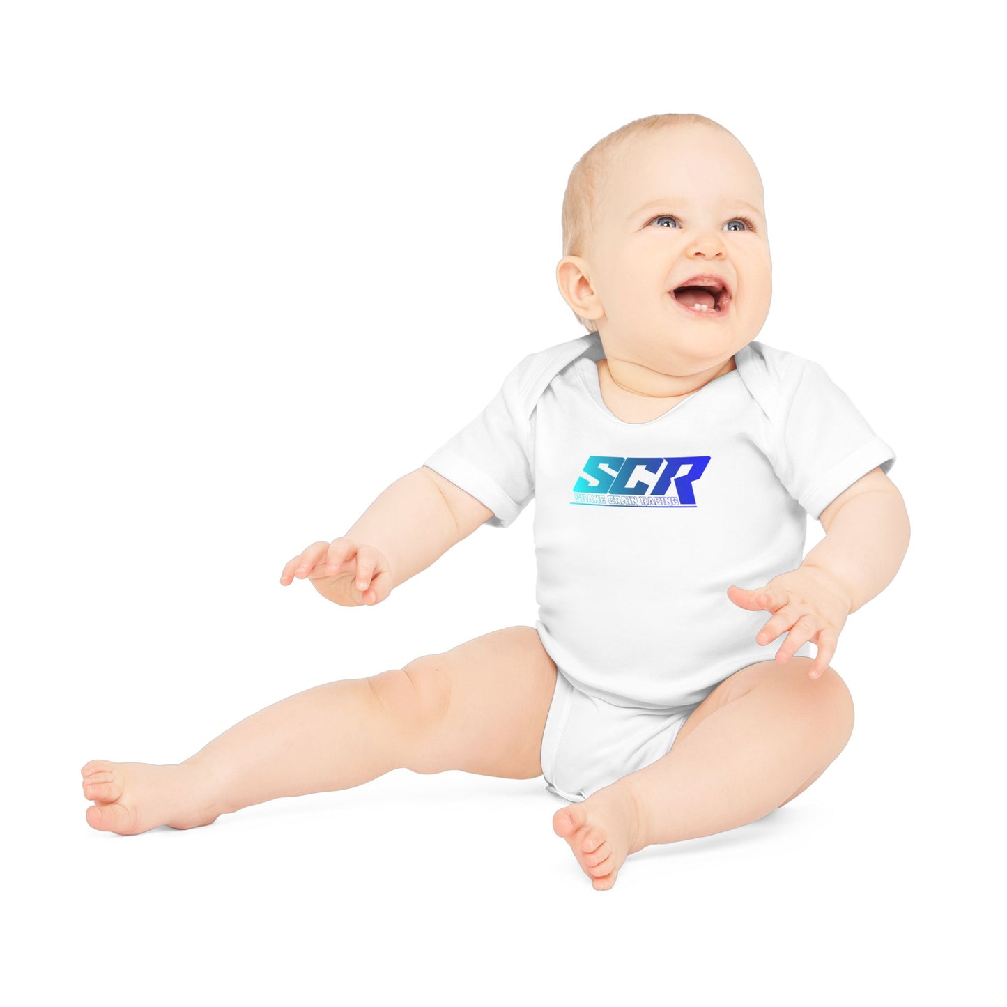 Shane Crain Organic Baby Bodysuit - Fun SCR Design, Eco-Friendly Infant Clothes, Cute Baby Gift, Baby Shower Essential, Toddler Outfit