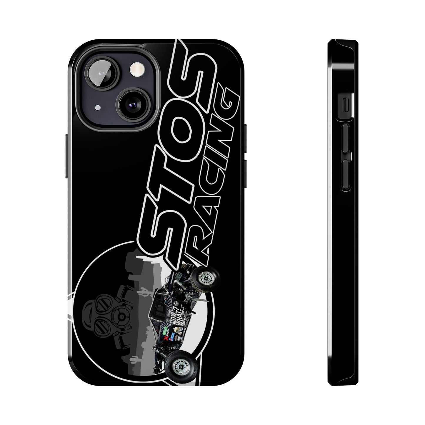 STOS Racing-Themed Tough Phone Cases, Durable Racing Phone Cover, Motorsport Accessories, Gifting for Car Enthusiasts, Sturdy Phone Protection