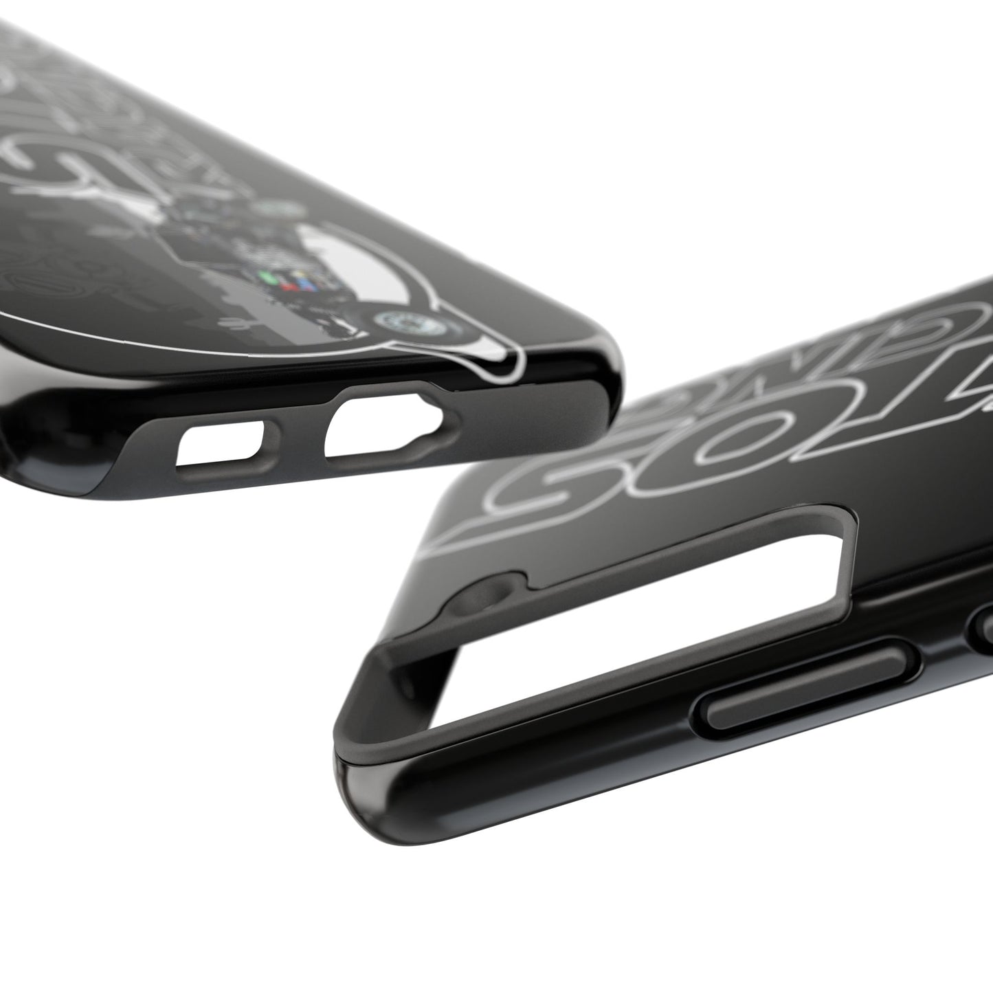 STOS Racing-Themed Tough Phone Cases, Durable Racing Phone Cover, Motorsport Accessories, Gifting for Car Enthusiasts, Sturdy Phone Protection