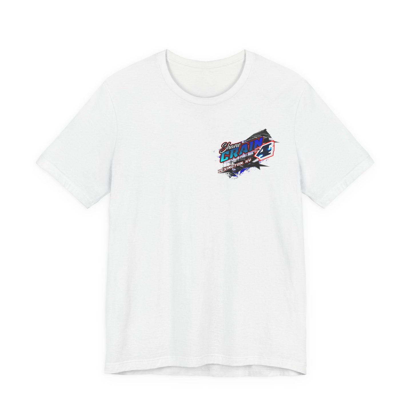 Shane Crain Racing Enthusiast Tee, Unisex Jersey Short Sleeve Shirt for Fans, Motorsport Gift, Race Day Apparel, Cool Graphic Tee, Shane Crain Design