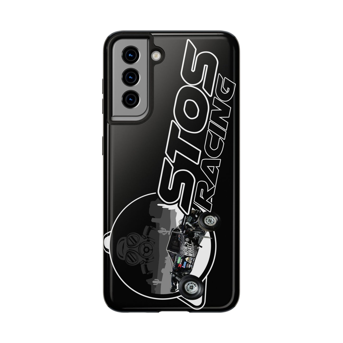 STOS Racing-Themed Tough Phone Cases, Durable Racing Phone Cover, Motorsport Accessories, Gifting for Car Enthusiasts, Sturdy Phone Protection