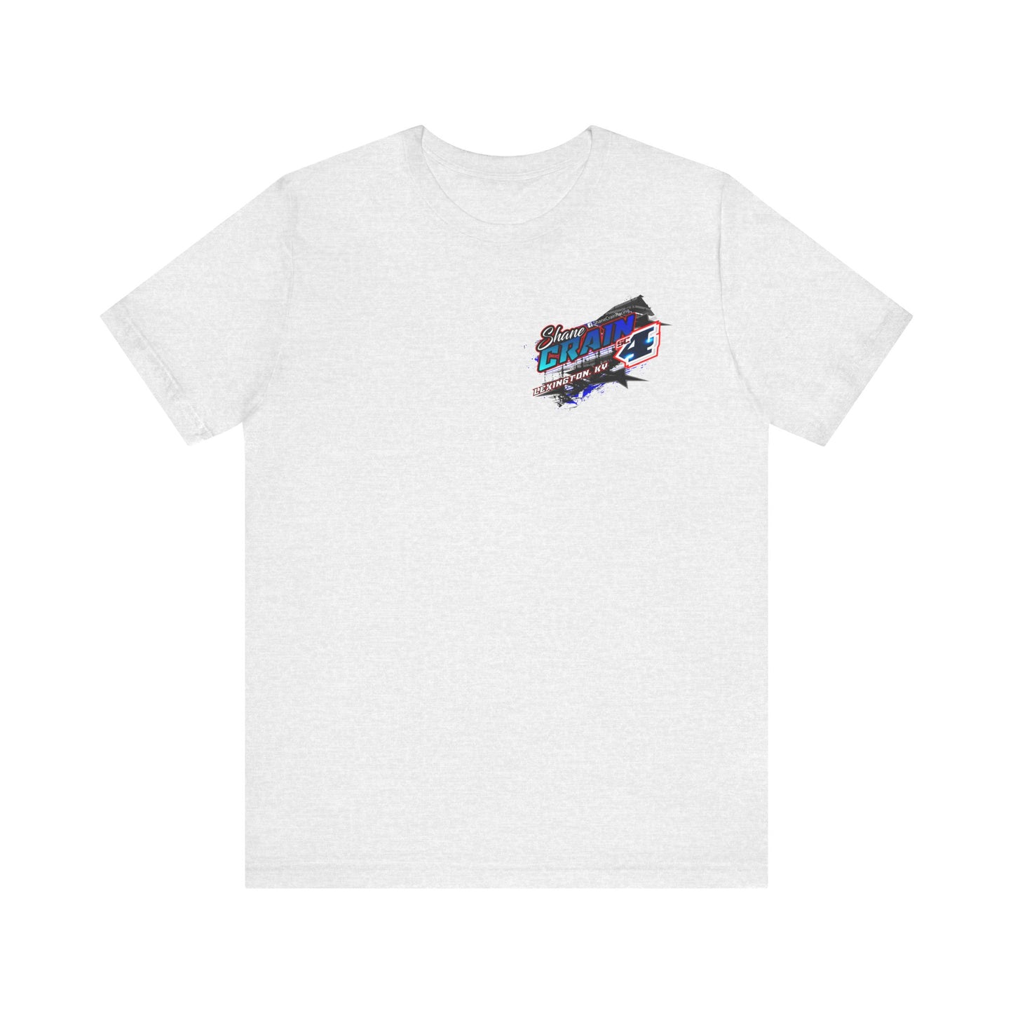 Shane Crain Racing Enthusiast Tee, Unisex Jersey Short Sleeve Shirt for Fans, Motorsport Gift, Race Day Apparel, Cool Graphic Tee, Shane Crain Design