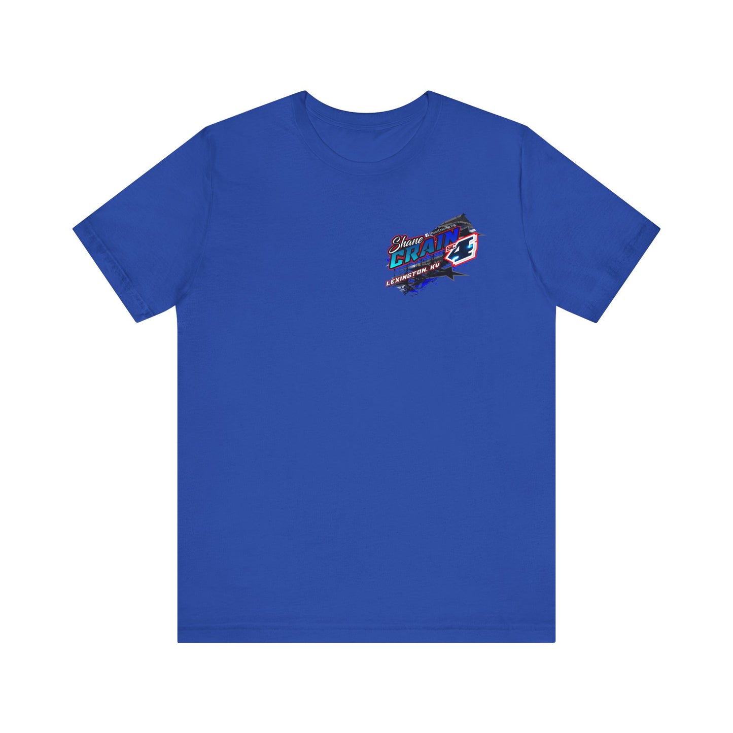 Shane Crain Racing Enthusiast Tee, Unisex Jersey Short Sleeve Shirt for Fans, Motorsport Gift, Race Day Apparel, Cool Graphic Tee, Shane Crain Design