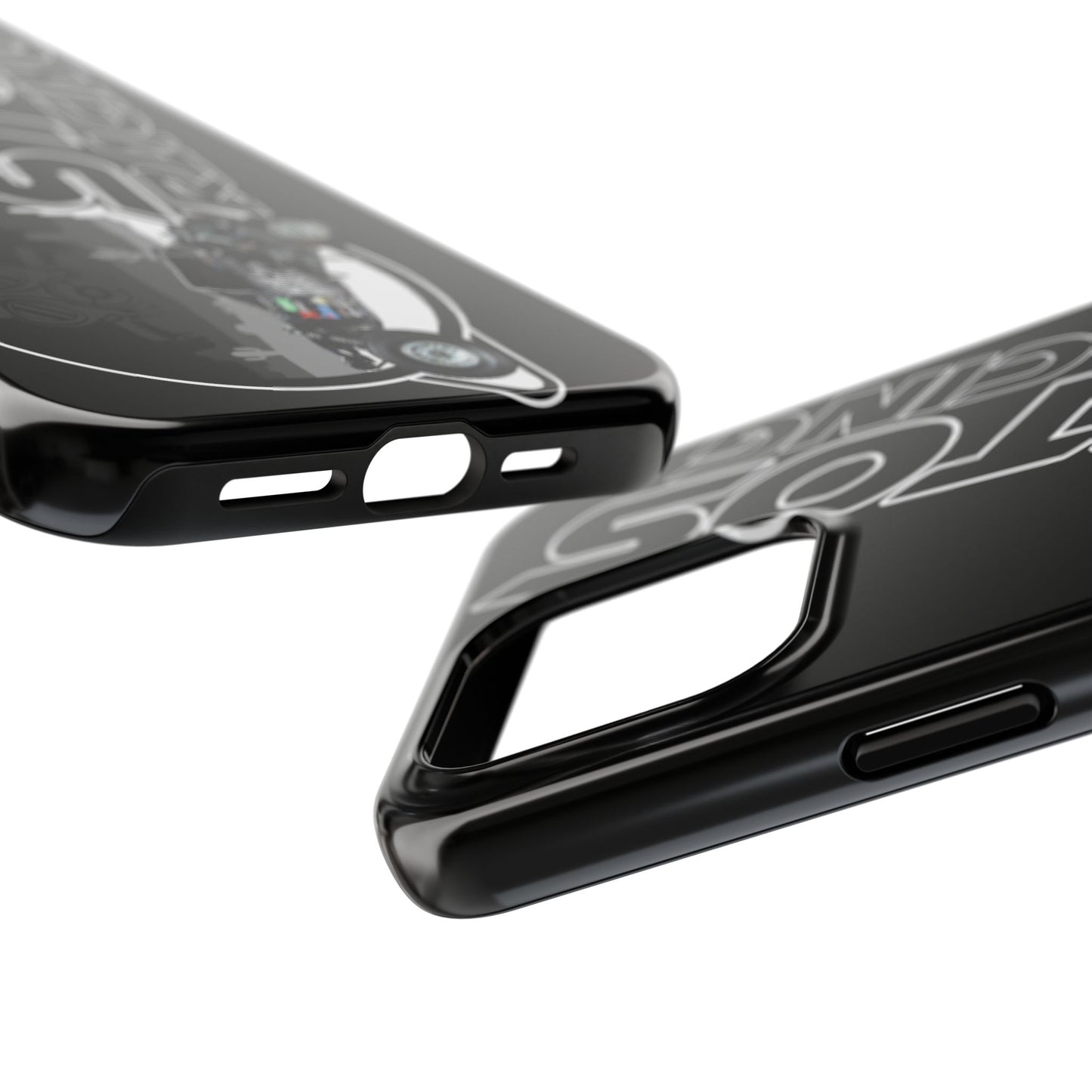 STOS Racing-Themed Tough Phone Cases, Durable Racing Phone Cover, Motorsport Accessories, Gifting for Car Enthusiasts, Sturdy Phone Protection
