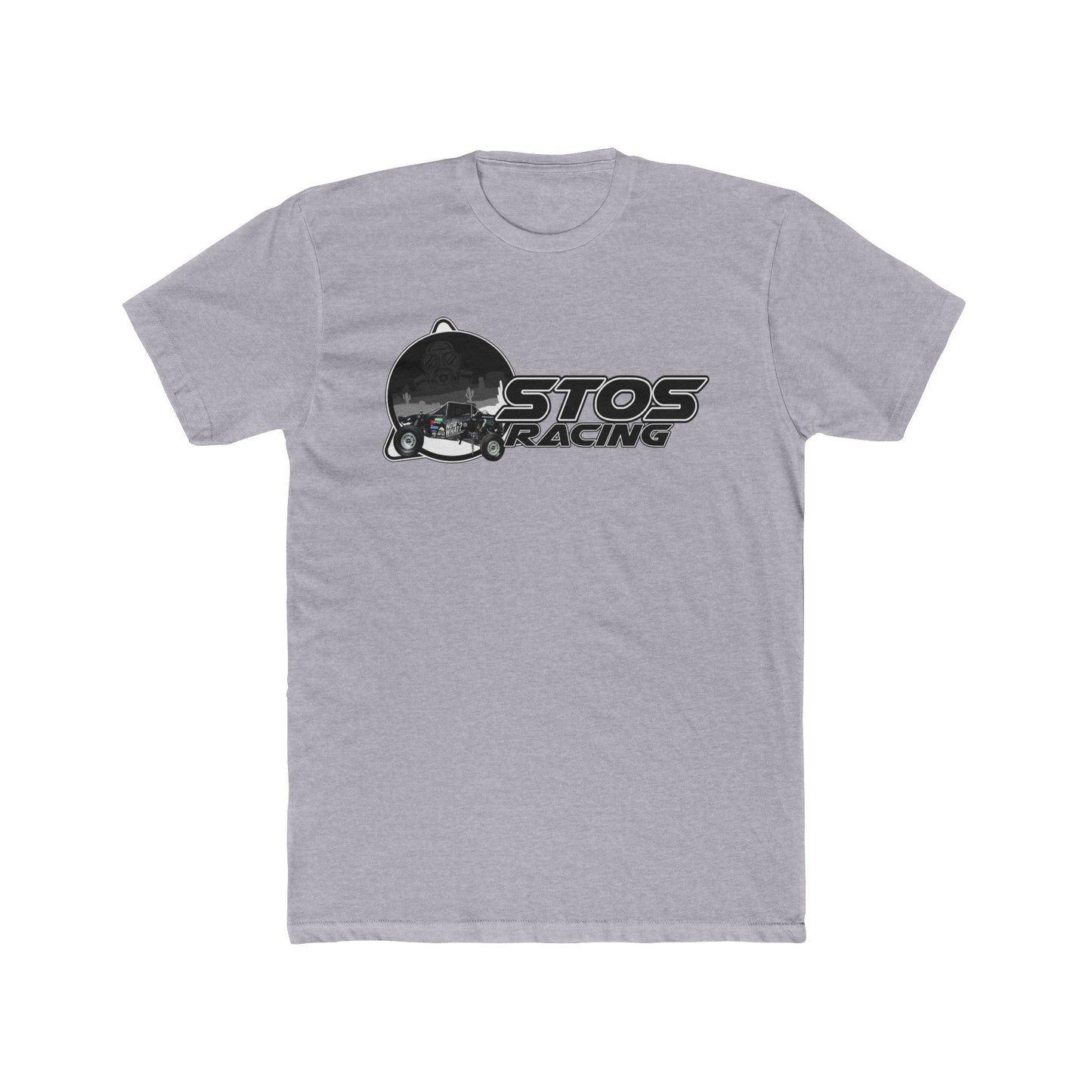 Stos Racing -Inspired Unisex Cotton Crew Tee, Perfect for Motorsport Fans, Car Enthusiasts, Birthday Gifts, Casual Wear, Sports Events