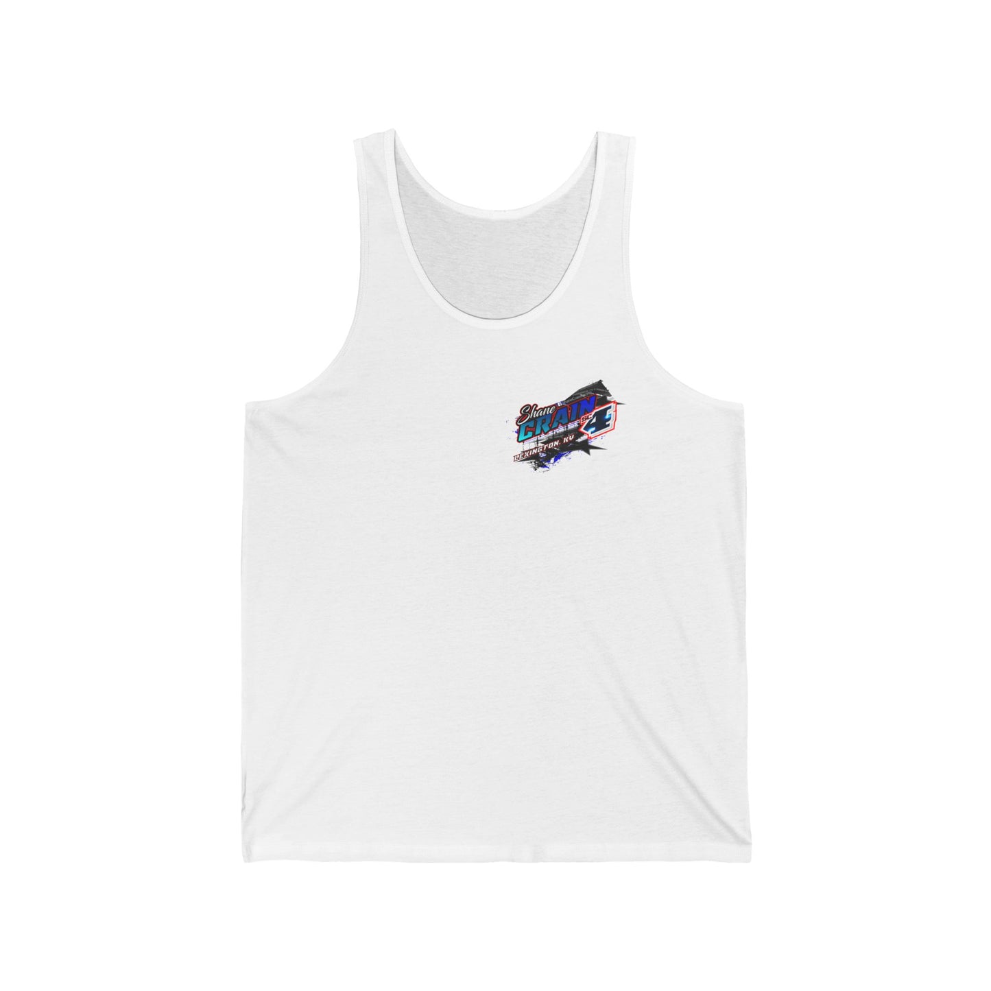 Shane Crain Tank Top with Racing Graphic, Perfect for Summer, Sports Events, Gifts for Race Fans, Casual Wear, Festival Outfit