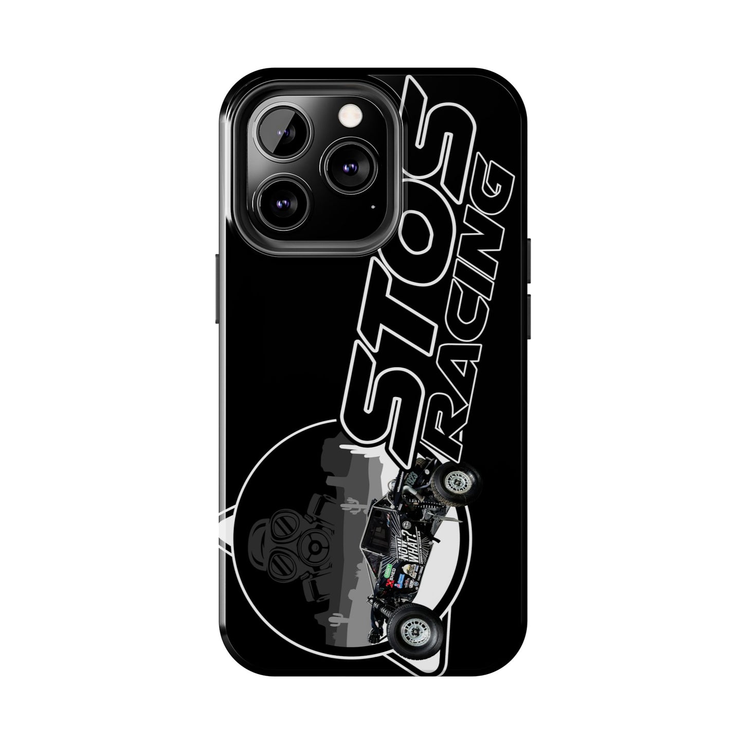 STOS Racing-Themed Tough Phone Cases, Durable Racing Phone Cover, Motorsport Accessories, Gifting for Car Enthusiasts, Sturdy Phone Protection