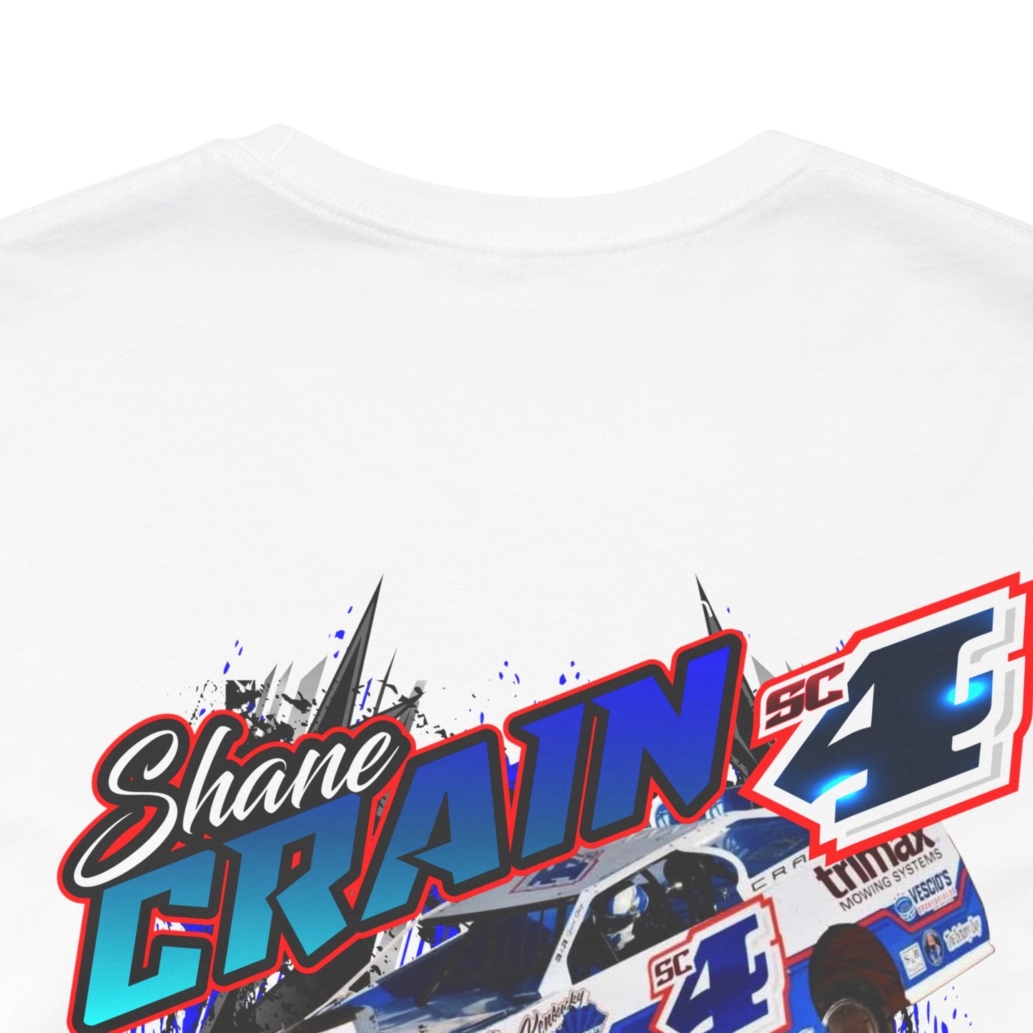 Shane Crain Racing Enthusiast Tee, Unisex Jersey Short Sleeve Shirt for Fans, Motorsport Gift, Race Day Apparel, Cool Graphic Tee, Shane Crain Design