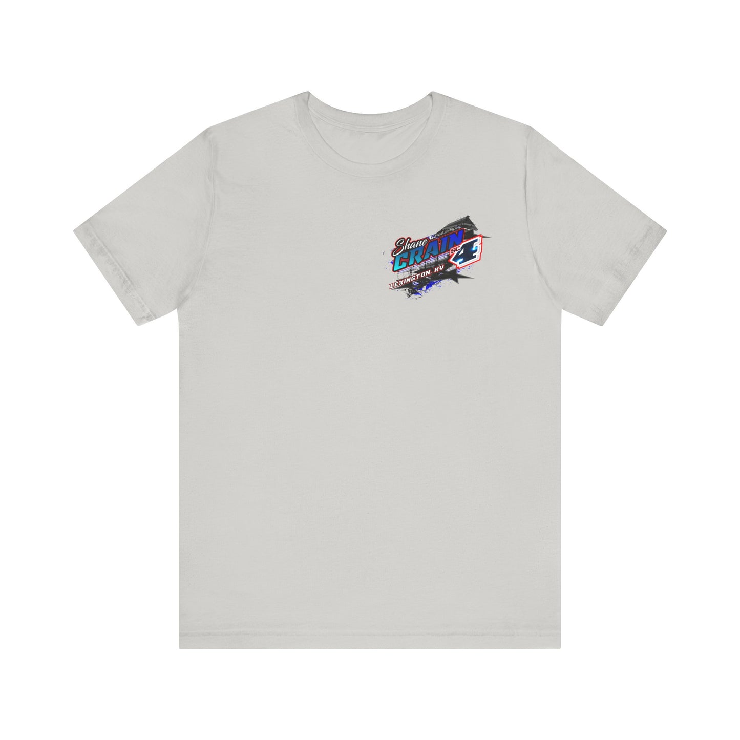 Shane Crain Racing Enthusiast Tee, Unisex Jersey Short Sleeve Shirt for Fans, Motorsport Gift, Race Day Apparel, Cool Graphic Tee, Shane Crain Design