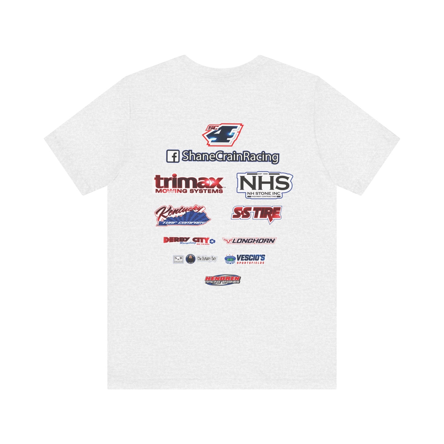 Shane Crain Racing Unisex Tee - Perfect for Race Fans, Casual Wear, Gifts for Drivers or Racing Enthusiasts