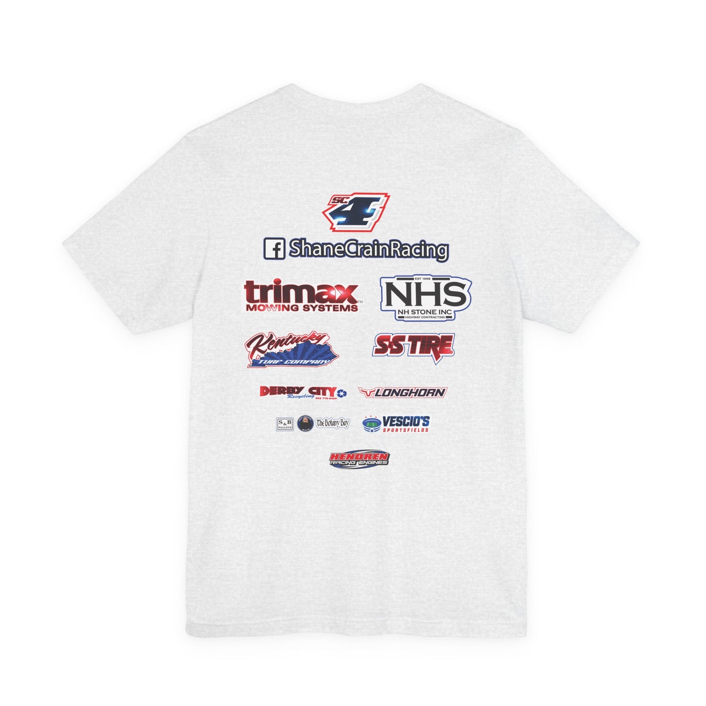 Shane Crain Racing Unisex Tee - Perfect for Race Fans, Casual Wear, Gifts for Drivers or Racing Enthusiasts