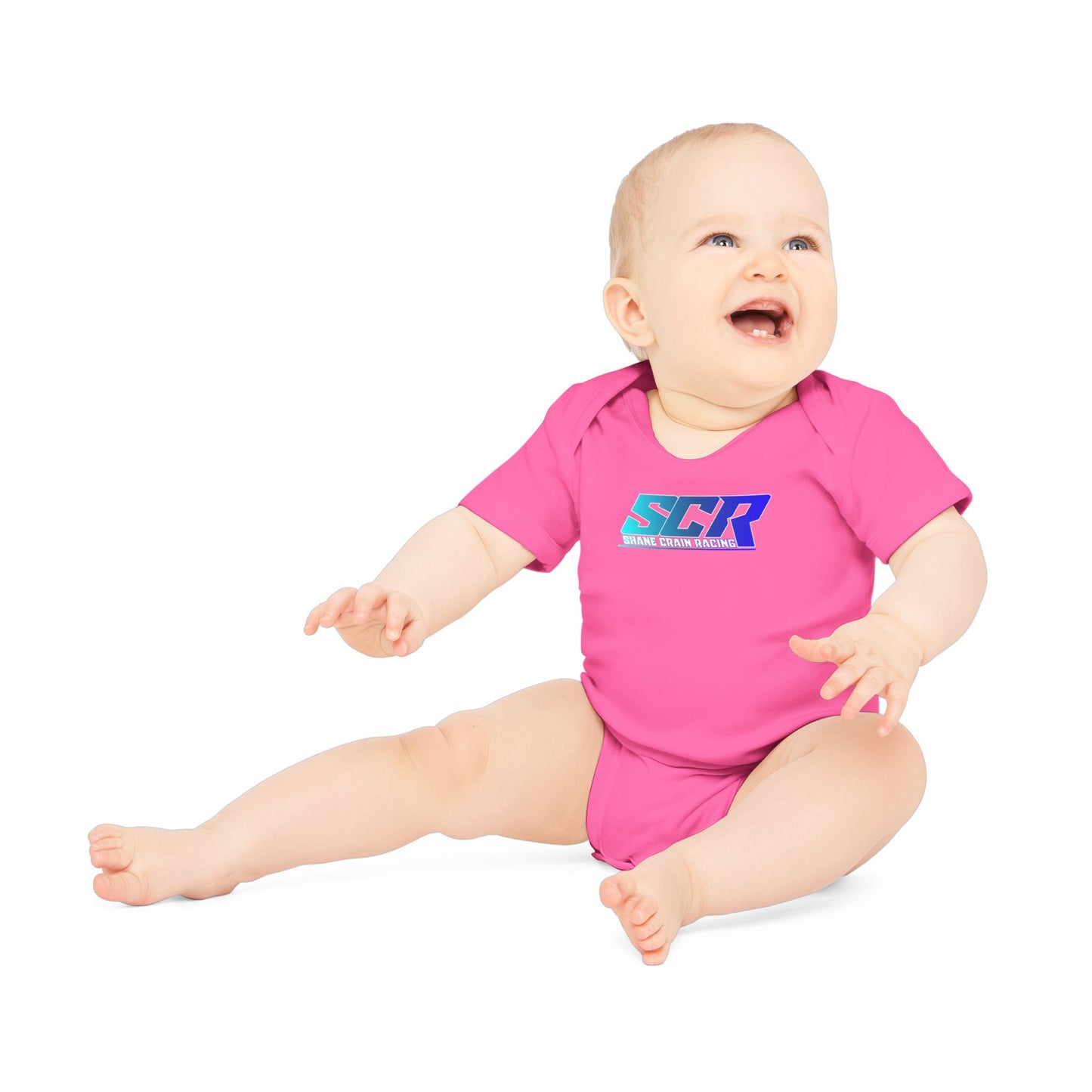 Shane Crain Organic Baby Bodysuit - Fun SCR Design, Eco-Friendly Infant Clothes, Cute Baby Gift, Baby Shower Essential, Toddler Outfit