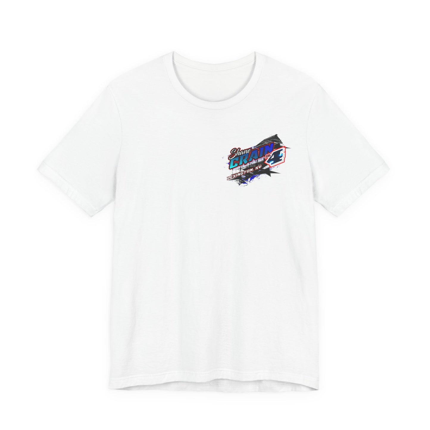 Shane Crain Racing Enthusiast Tee, Unisex Jersey Short Sleeve Shirt for Fans, Motorsport Gift, Race Day Apparel, Cool Graphic Tee, Shane Crain Design
