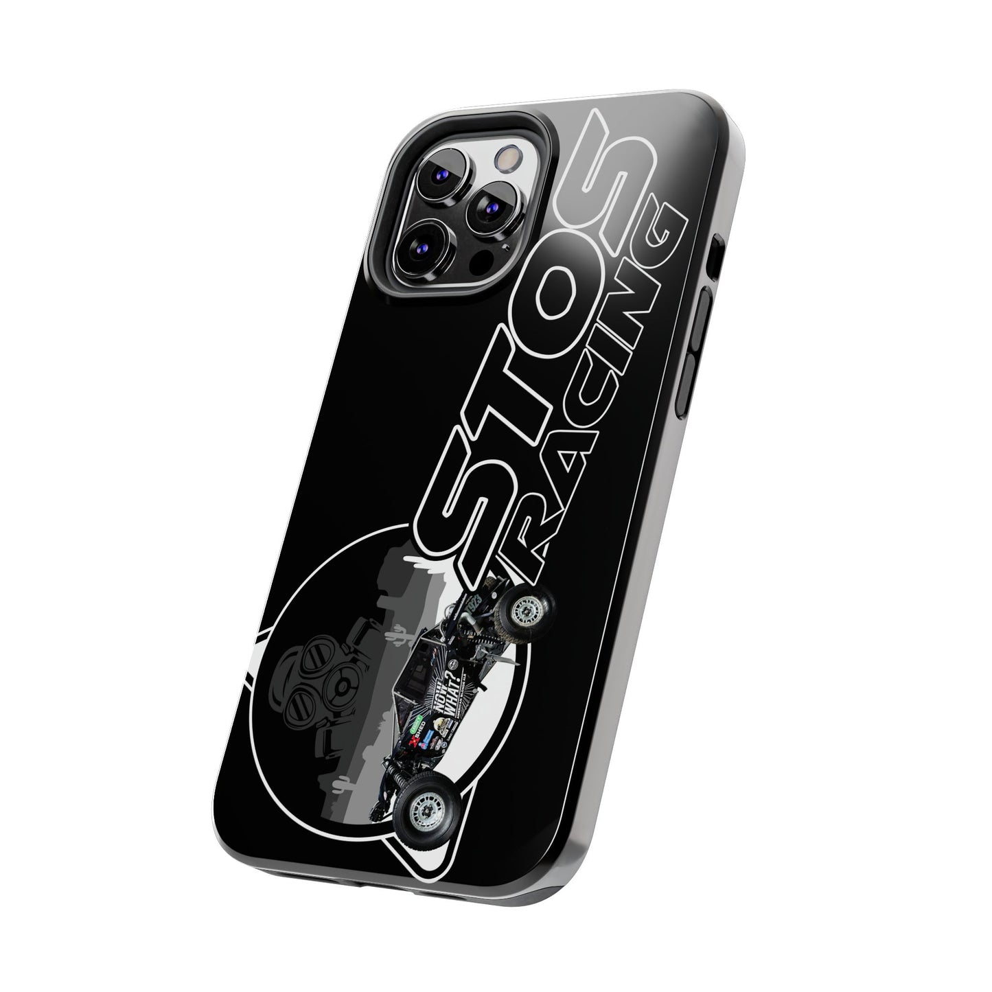 STOS Racing-Themed Tough Phone Cases, Durable Racing Phone Cover, Motorsport Accessories, Gifting for Car Enthusiasts, Sturdy Phone Protection