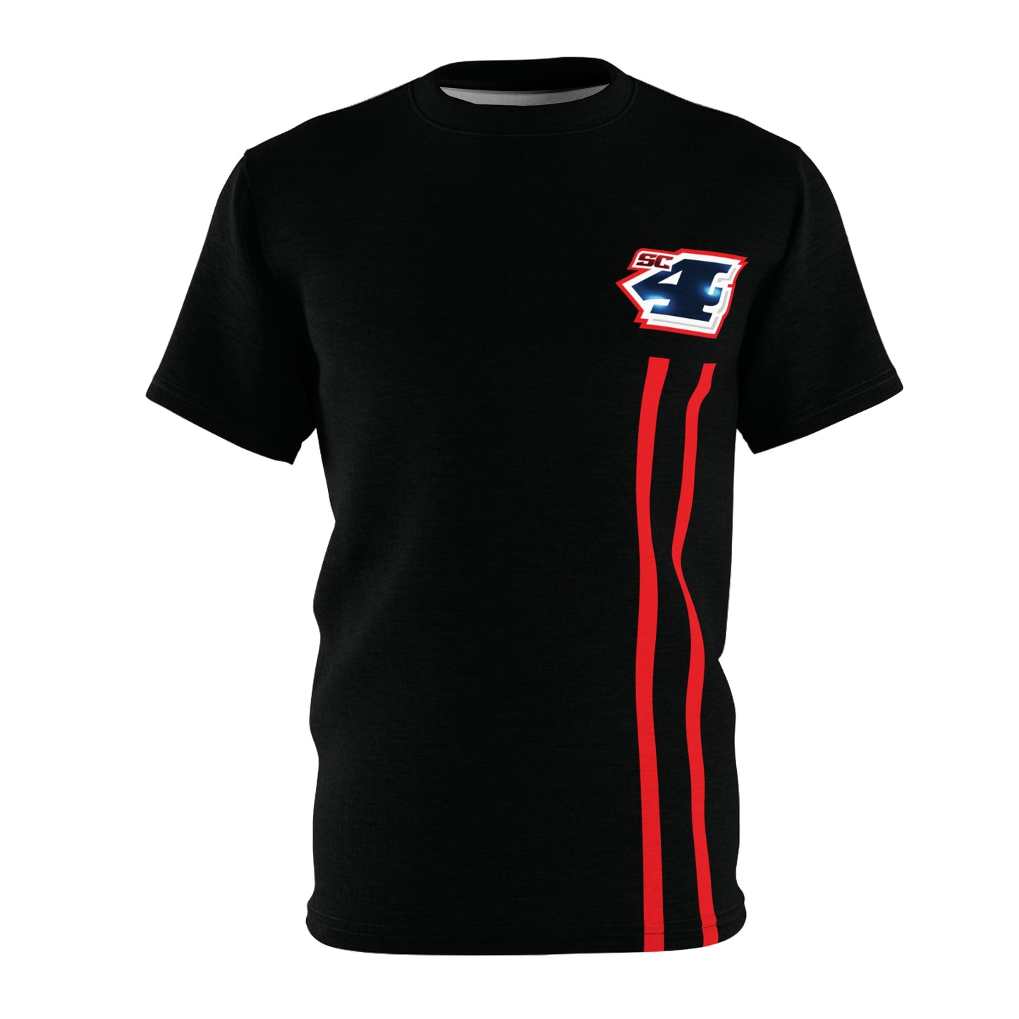 Shane Crain Racing Style Unisex Tee, Stylish Graphic Tee, Sporty AOP Shirt, Casual Everyday Wear, Perfect Gift for Race Fans, Comfortable Fitness Outfit