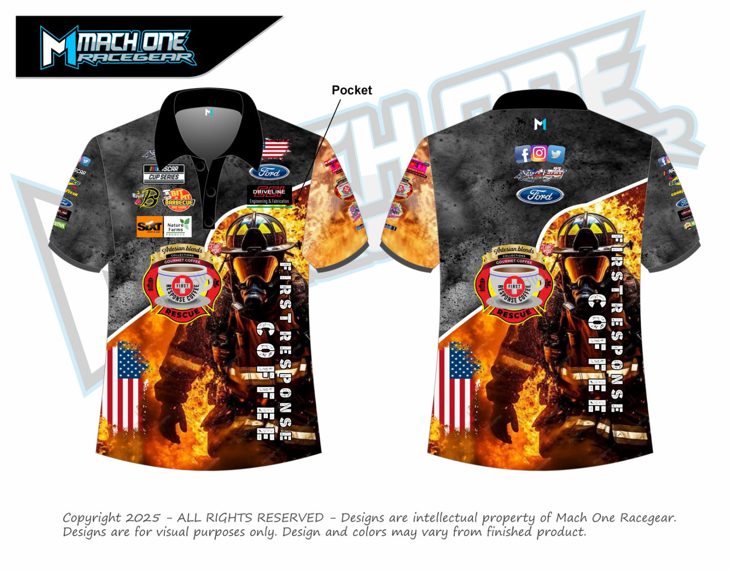 First Response Coffee Crew Shirt - Style 1