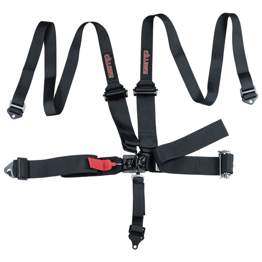 Race Seat Harness Black 3"/2" Ratchet Left 5 Point