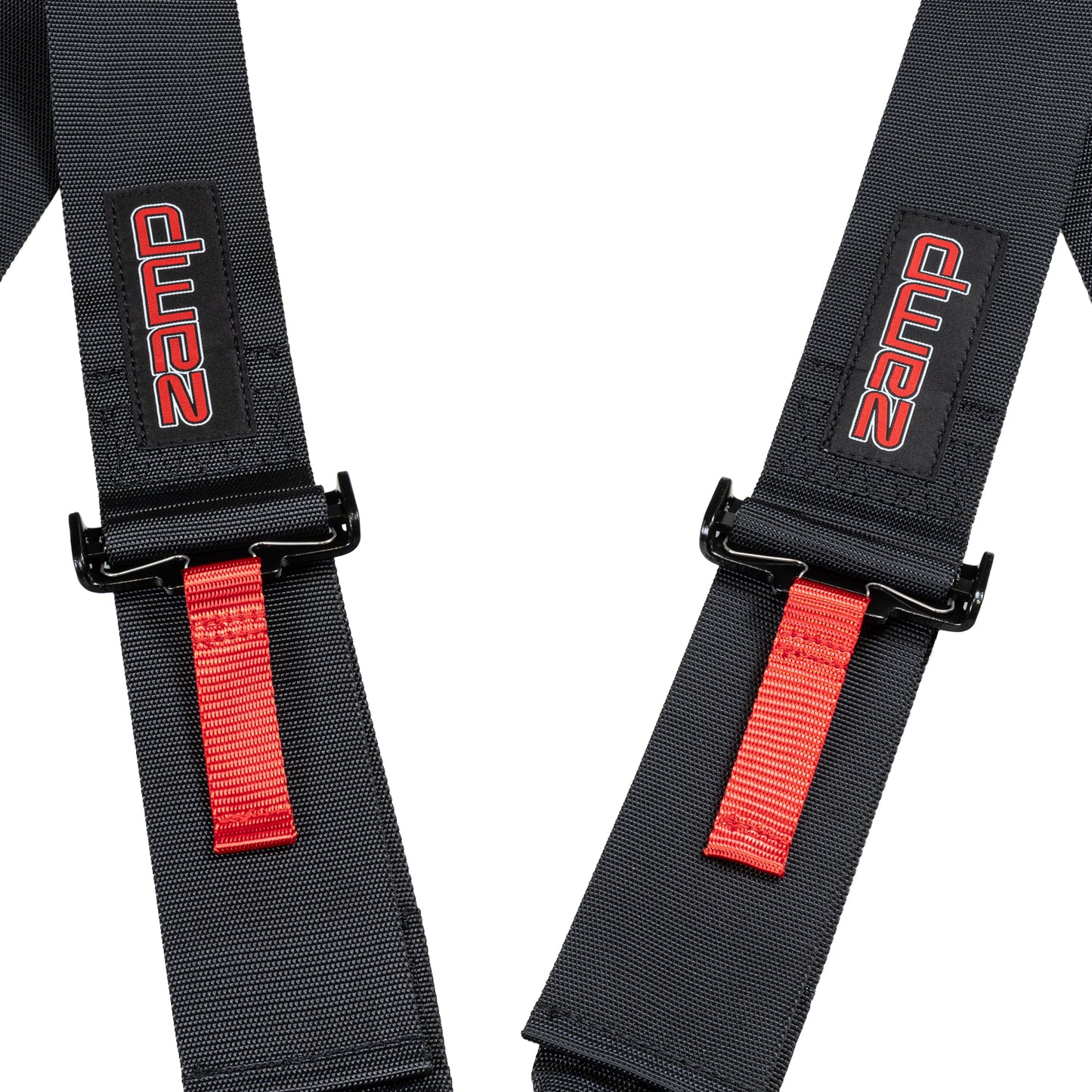 Race Seat Harness Black CAM Lock 3x3 Shoulder 7 Point Pull Down (Out)