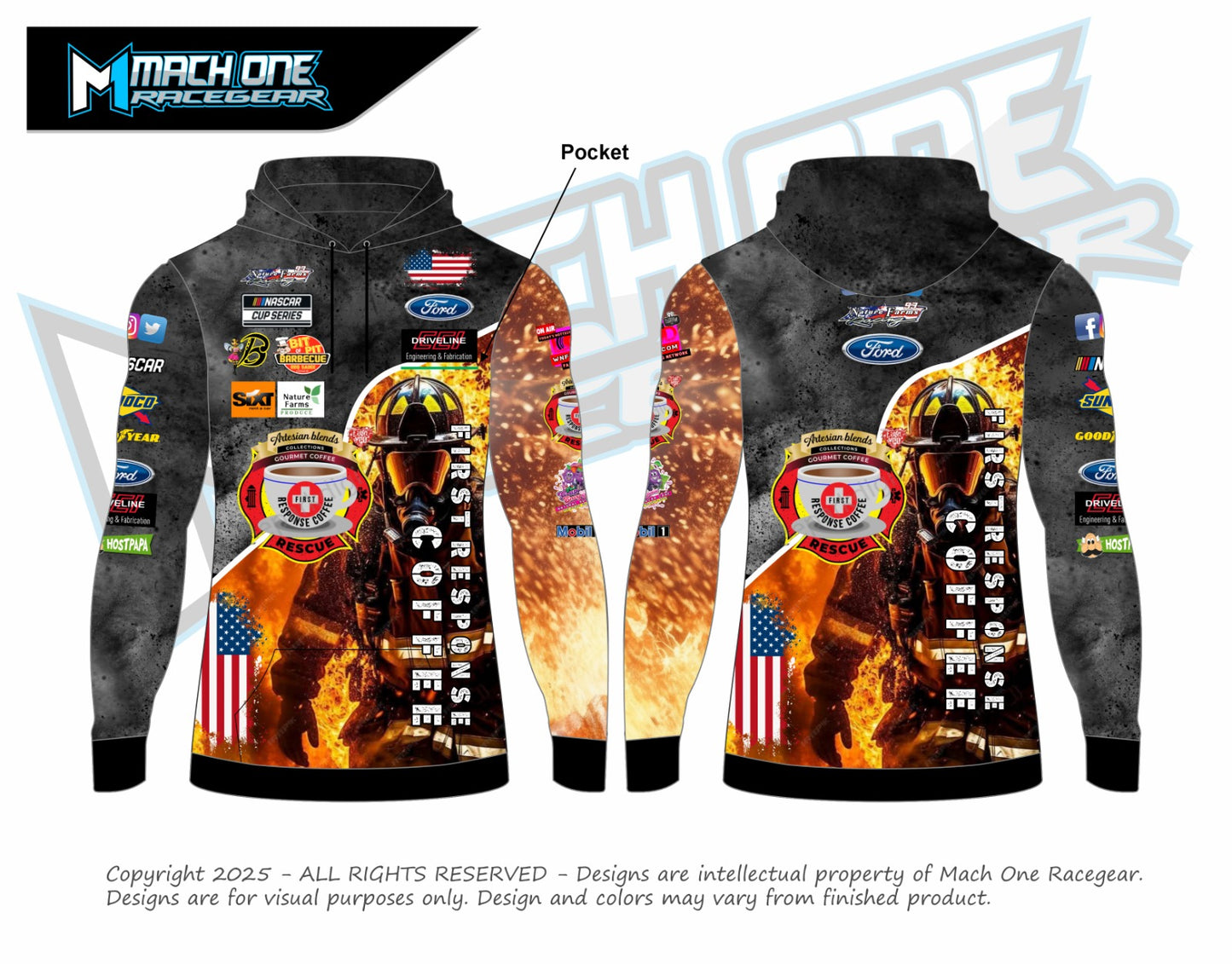 First Response Coffee Hoodie - Style 1