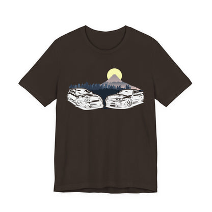 Skyline & Supra Tokyo Enthusiast Tee, Vintage Cars Shirt, Unisex Graphic Tee, Outdoor Lifestyle Apparel, Car Lover Gift, Perfect for Road Trips