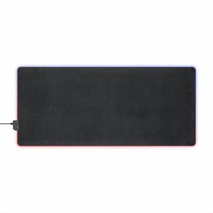 Racing M4 LED Gaming Mouse Pad — RGB Illuminated Extended Desk Mat with Sports Car Design