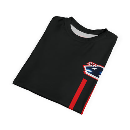Shane Crain Racing Style Unisex Tee, Stylish Graphic Tee, Sporty AOP Shirt, Casual Everyday Wear, Perfect Gift for Race Fans, Comfortable Fitness Outfit