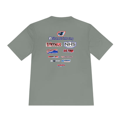 Shane Crain Unisex Moisture Wicking Tee, Breathable Sportswear, Activewear Shirt, Fitness Tee, Gym Apparel, Outdoor Top