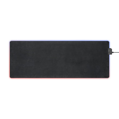Racing M4 LED Gaming Mouse Pad — RGB Illuminated Extended Desk Mat with Sports Car Design