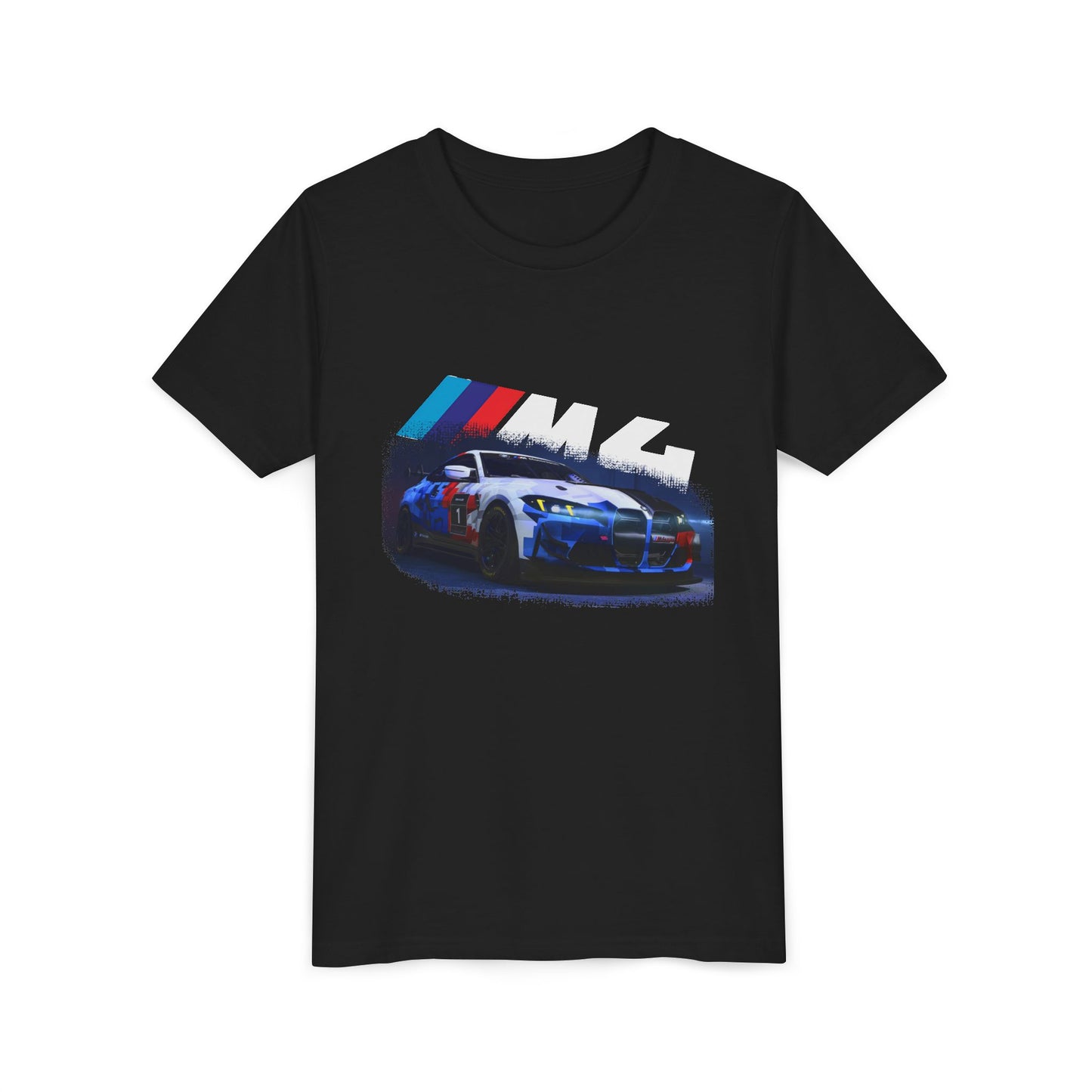 Youth BMW M4 Racing Tee – Kids Car Enthusiast Shirt