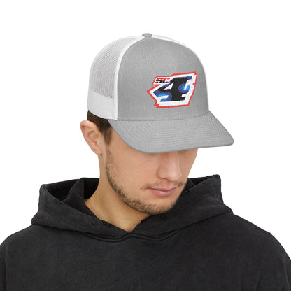 Shane Crain Stylish Snapback Trucker Cap for Casual Days, Embroidered Cap for Outdoor Fun, Summer Hat, Gift for Him, Retro Style
