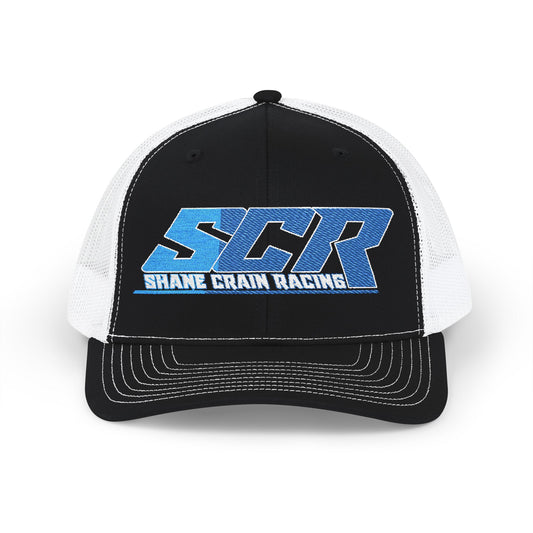 Shane Crain Stylish Snapback Trucker Cap for Casual Days, Embroidered Cap for Outdoor Fun, Summer Hat, Gift for Him, Retro Style
