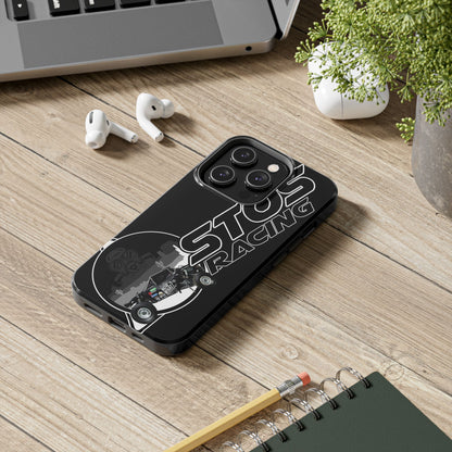 STOS Racing-Themed Tough Phone Cases, Durable Racing Phone Cover, Motorsport Accessories, Gifting for Car Enthusiasts, Sturdy Phone Protection
