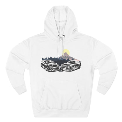 Supra Skyline Tokyo Fleece Hoodie, Car Lover Gift, Cozy Apparel for Road Trips, Outdoor Adventure, Perfect for Fall and Winter