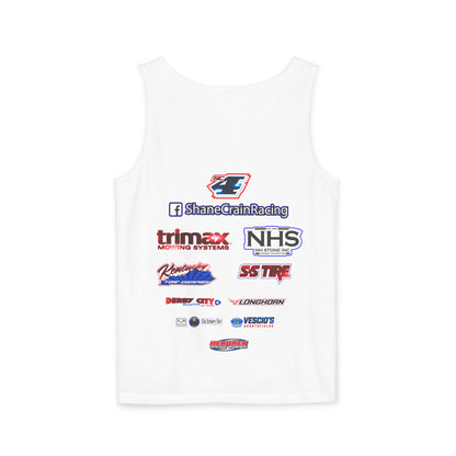 Shane Crain Stylish Racing Tank Top for Unisex Wear, Summer Activewear, Sports Enthusiast Gear, Gift for Racers