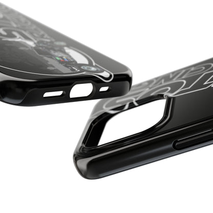 STOS Racing-Themed Tough Phone Cases, Durable Racing Phone Cover, Motorsport Accessories, Gifting for Car Enthusiasts, Sturdy Phone Protection