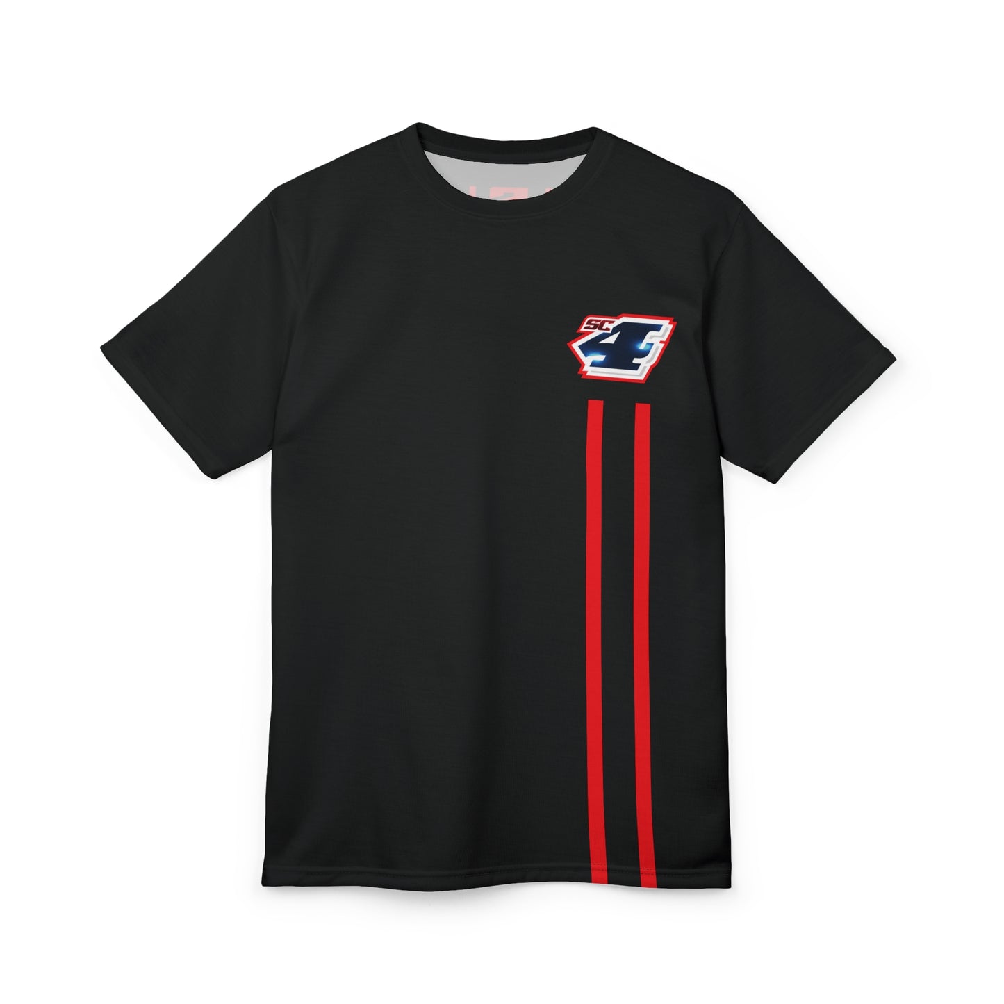 Shane Crain Racing Style Unisex Tee, Stylish Graphic Tee, Sporty AOP Shirt, Casual Everyday Wear, Perfect Gift for Race Fans, Comfortable Fitness Outfit
