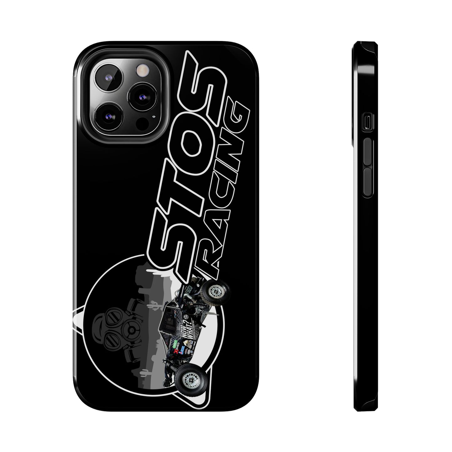 STOS Racing-Themed Tough Phone Cases, Durable Racing Phone Cover, Motorsport Accessories, Gifting for Car Enthusiasts, Sturdy Phone Protection