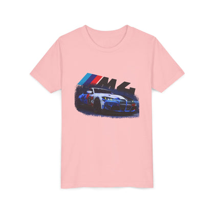 Youth BMW M4 Racing Tee – Kids Car Enthusiast Shirt