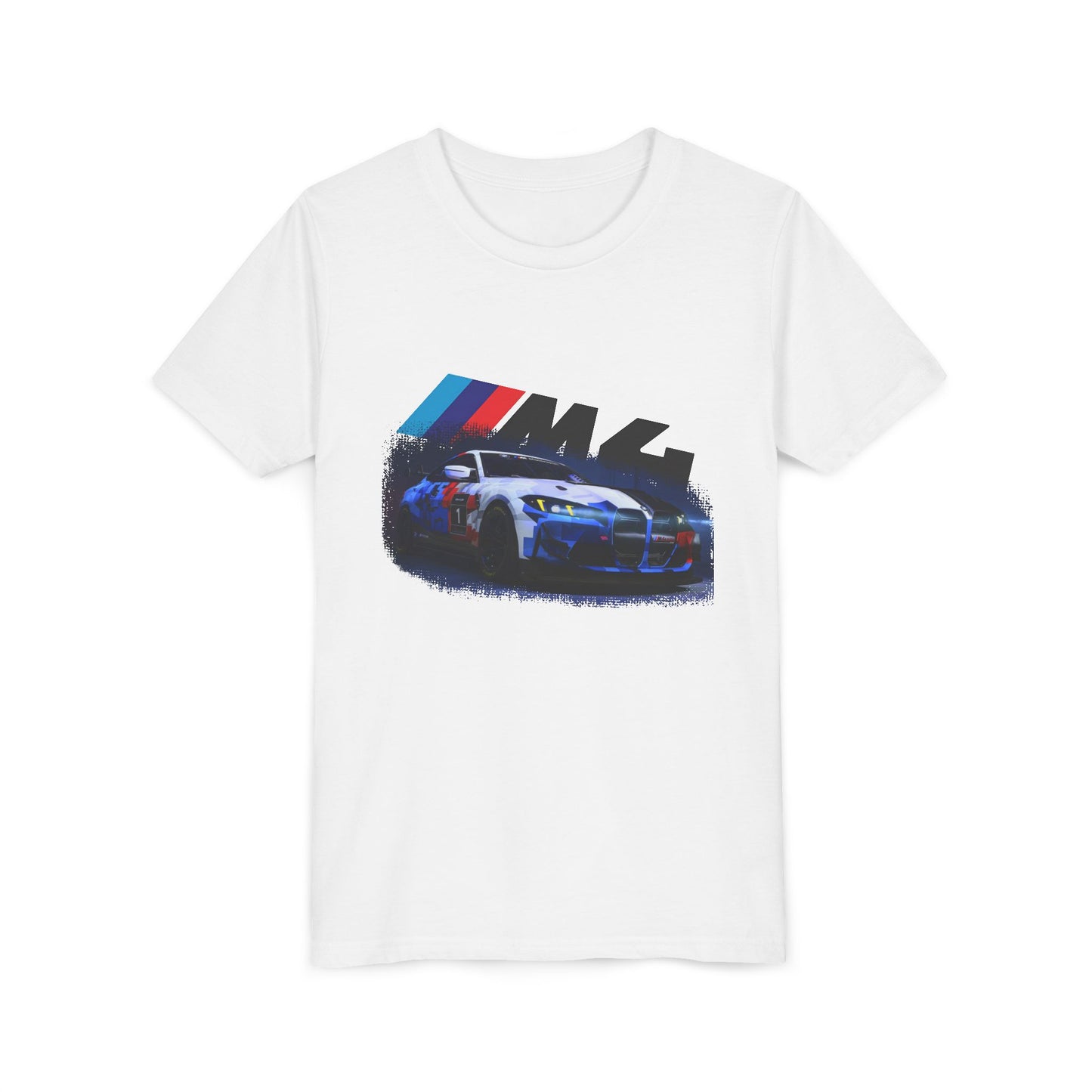 Youth BMW M4 Racing Tee – Kids Car Enthusiast Shirt
