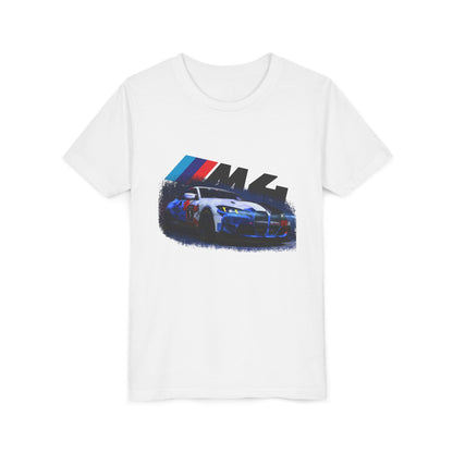 Youth BMW M4 Racing Tee – Kids Car Enthusiast Shirt
